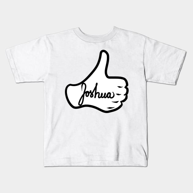 Men name Joshua Kids T-Shirt by grafinya